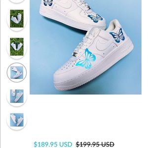 Custom Reflective Butterfly AF1